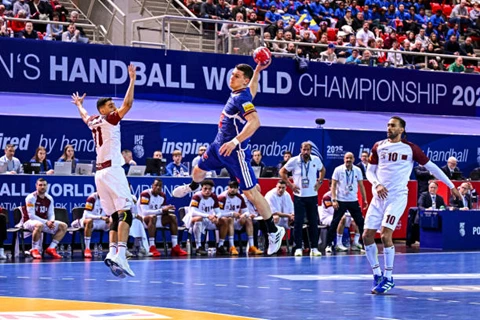 منتخب فرنسا يفوز على قطر في بطولة العالم لكرة اليد